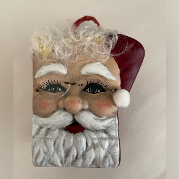 Vintage Ceramic Bag Santa Glasses Made In USA - Picture 2 of 6
